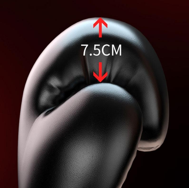 NNEIDS Professional Boxing Sanda Gloves For Training And Fighting - White 10Oz