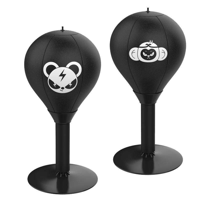 NNEDSZ Desktop Speed Ball For Boxing Training - Bear Design With Gloves & Pump - Bear+Children Gloves+Pump