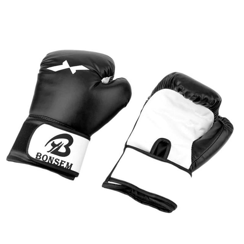 NNEDSZ Adult Training Boxing Gloves - Black