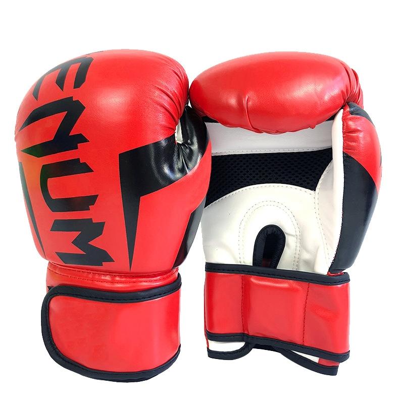 NNEDSZ Professional Boxing Gloves For Adult Training - 10Oz Muay Thai Fighting - Fluorescent Orange