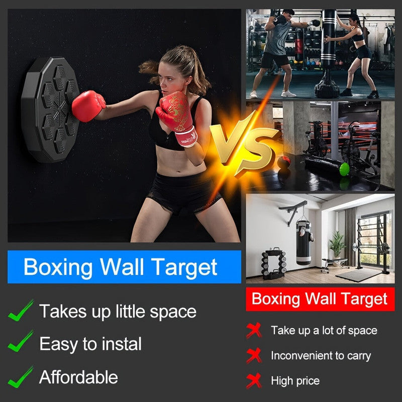 NNEDSZ NNETM Smart Wall-Mounted Boxing Trainer with Gloves