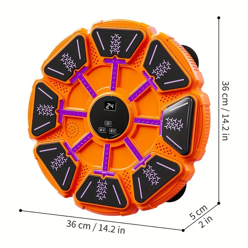 NNETM Wall Music Boxing Board with Gloves